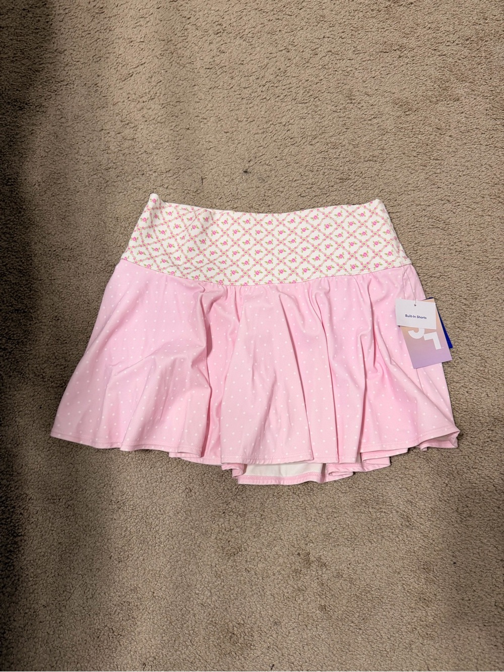 Womens joy lab skirt with built in biker shorts size Large NWT
